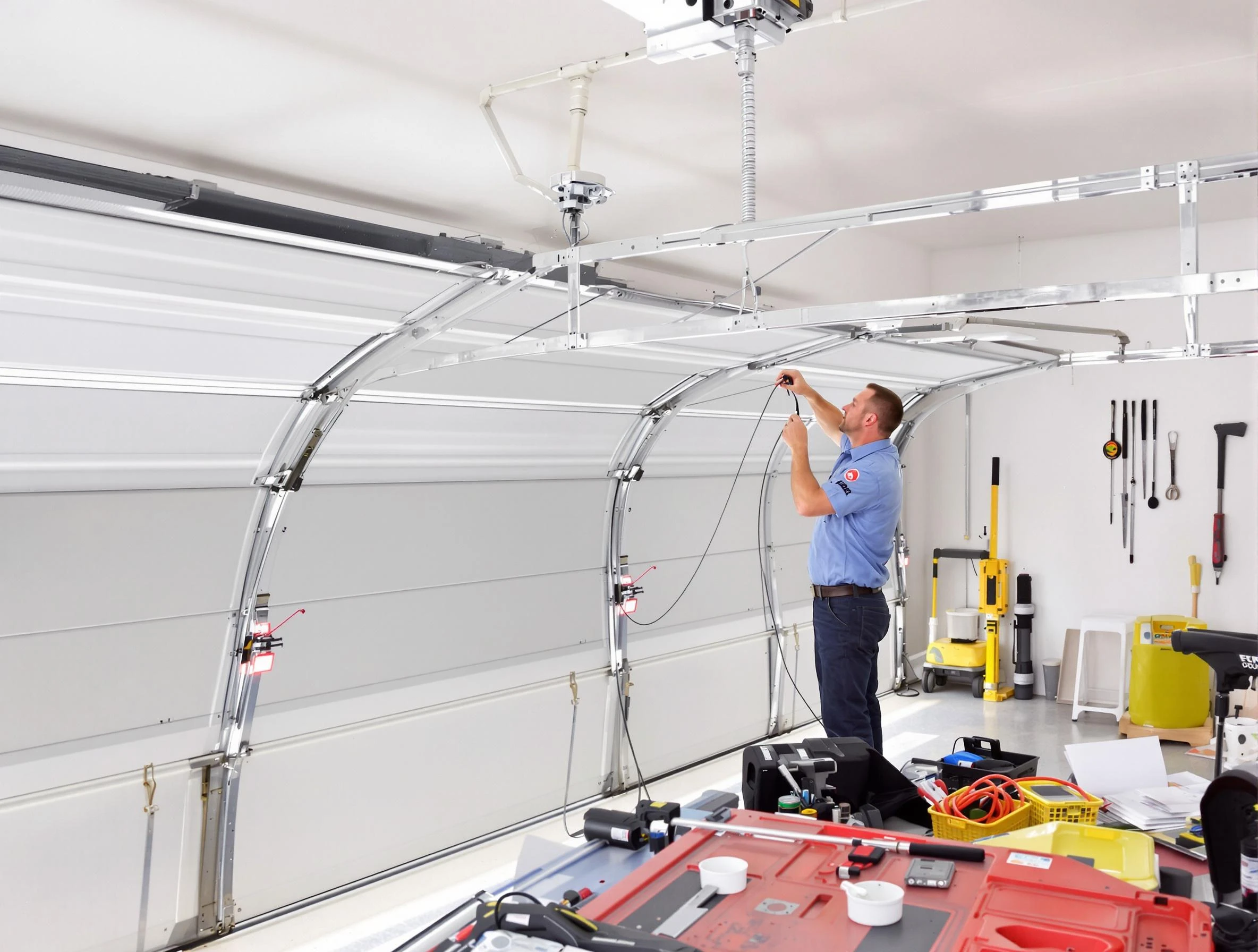 Garage door cable repair service by Union Garage Door Repair in Union