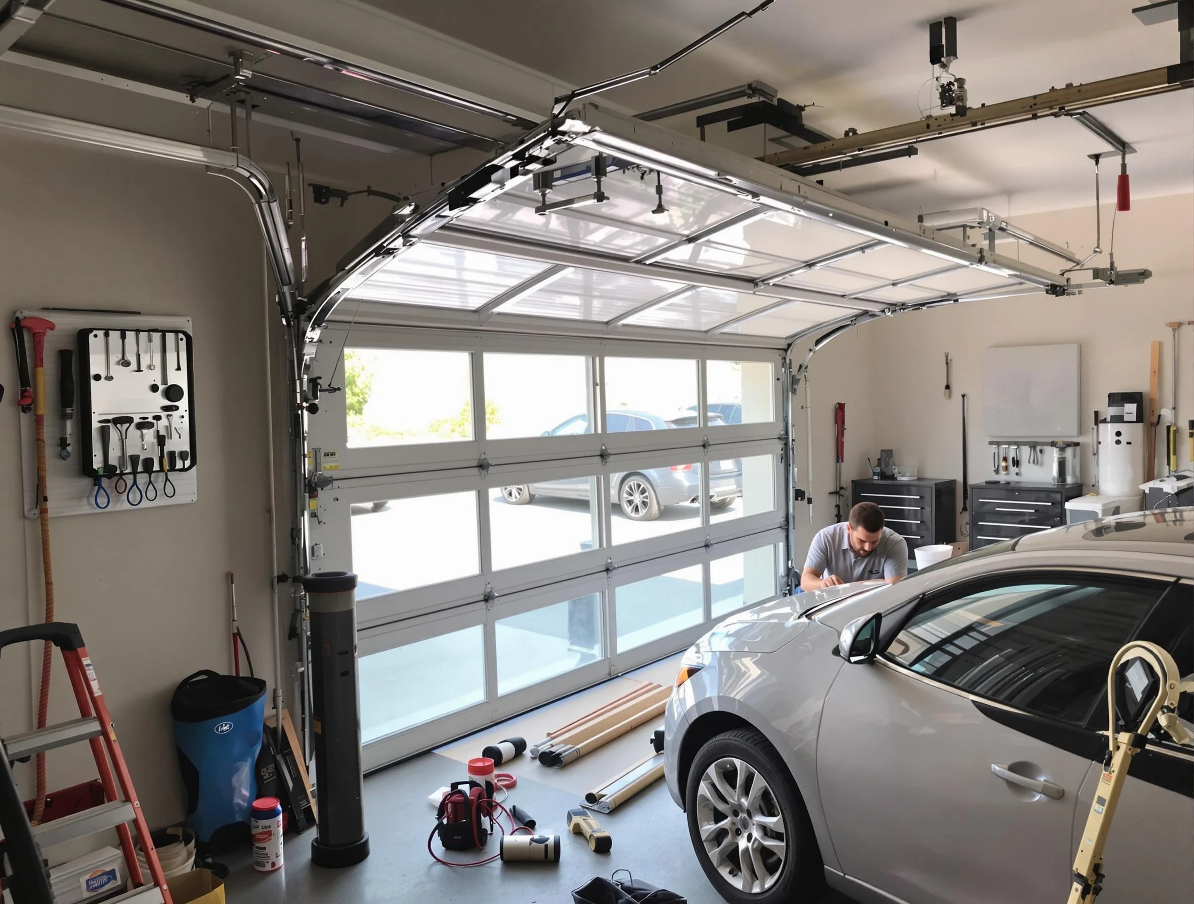 Garage door noise reduction service by Union Garage Door Repair in Union