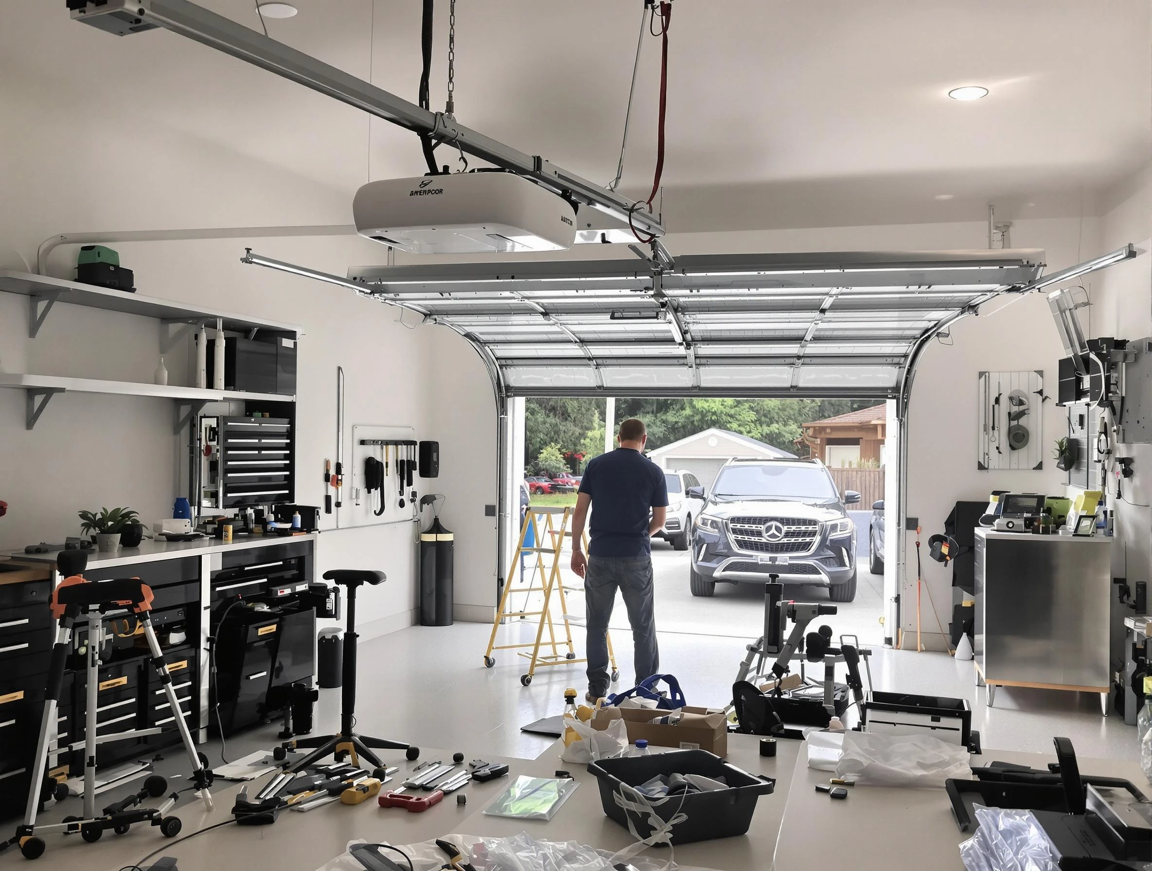 Garage door opener installation by Union Garage Door Repair in Union