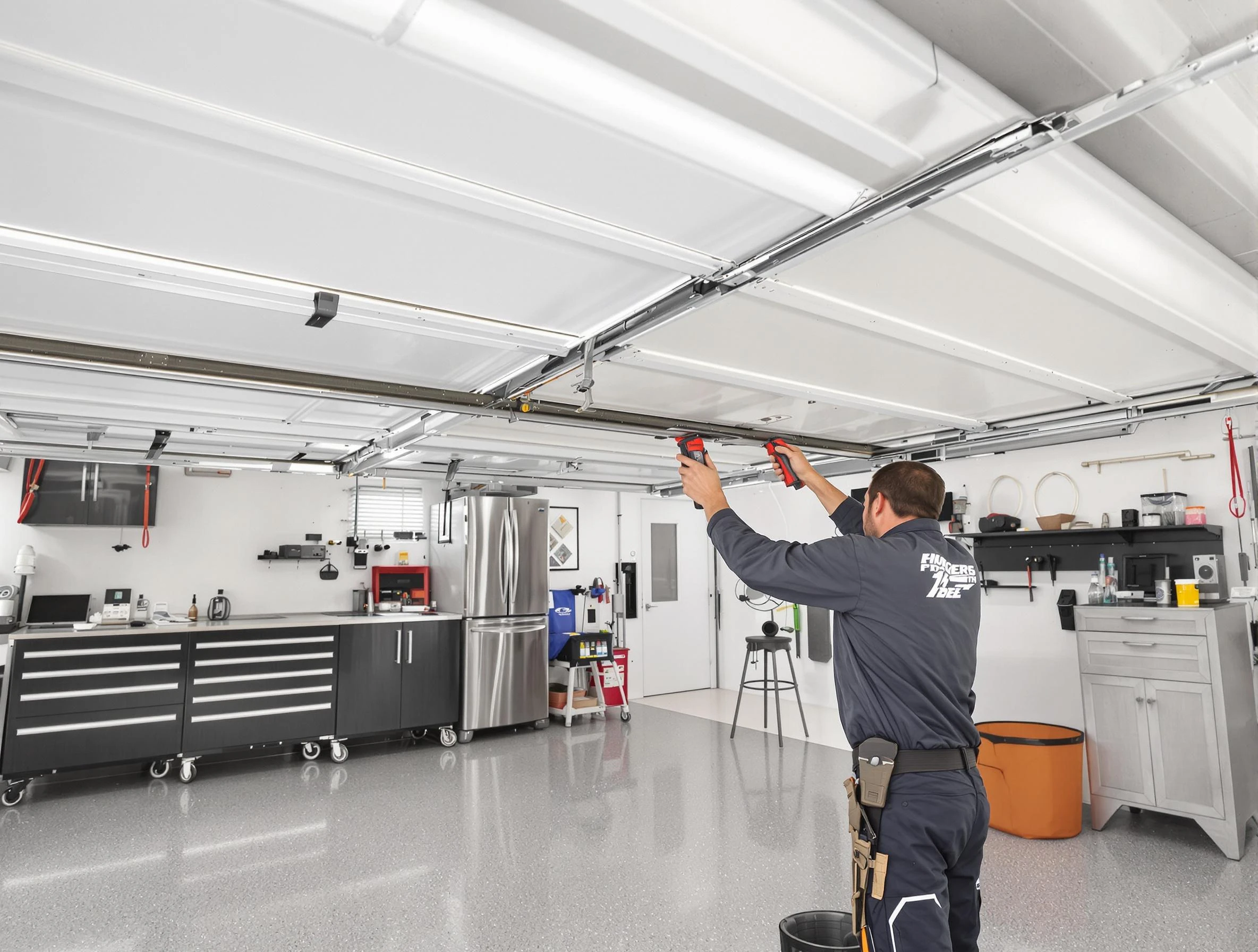Overhead garage door repair service by Union Garage Door Repair in Union