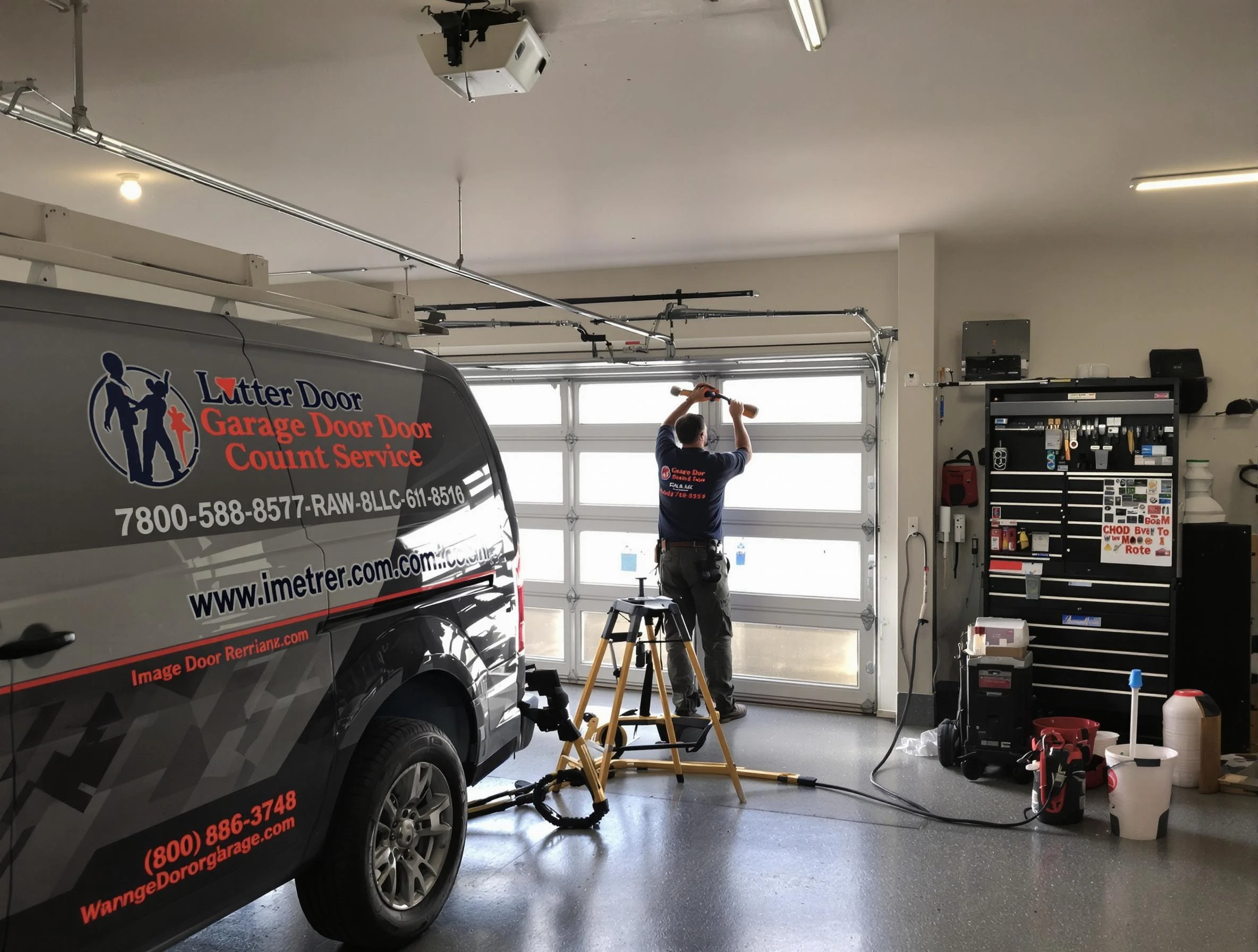 Union Garage Door Repair rapid response team performing same-day repair in Union